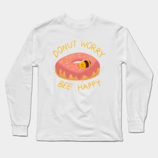 Donut Bee Long Sleeve T-Shirt